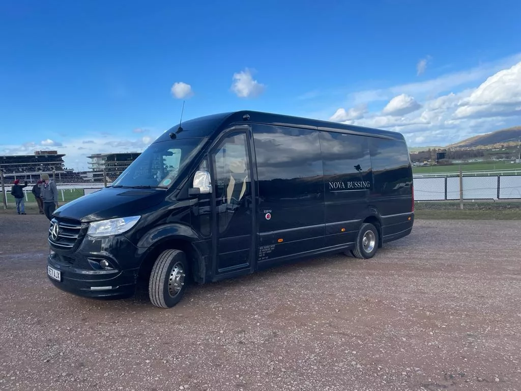 black minibus